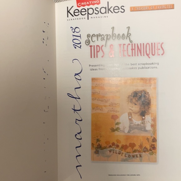 Keepsakes scrapbooking book. 288 pages. - Picture 4 of 5